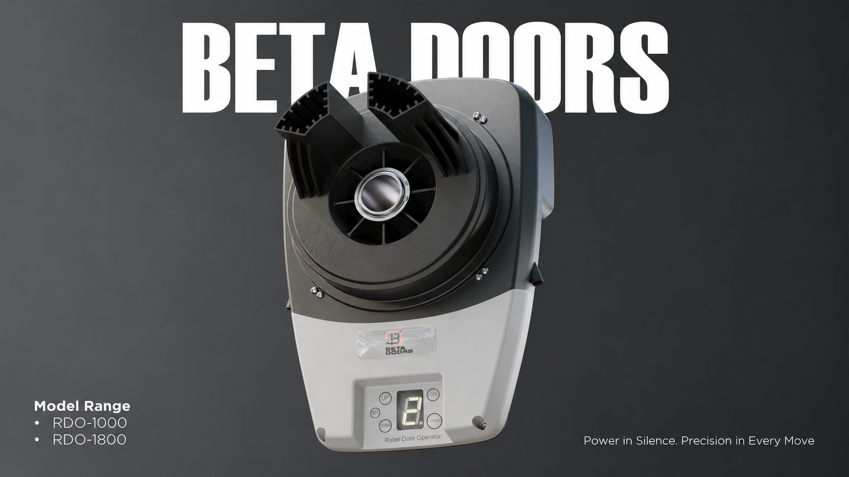 BETA Roller Door Opener landscape design